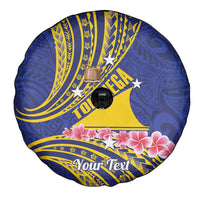 Personalised Tokelau Tokehega Day Spare Tire Cover Tokelauan Tatau Flag Color - Polynesian Pride