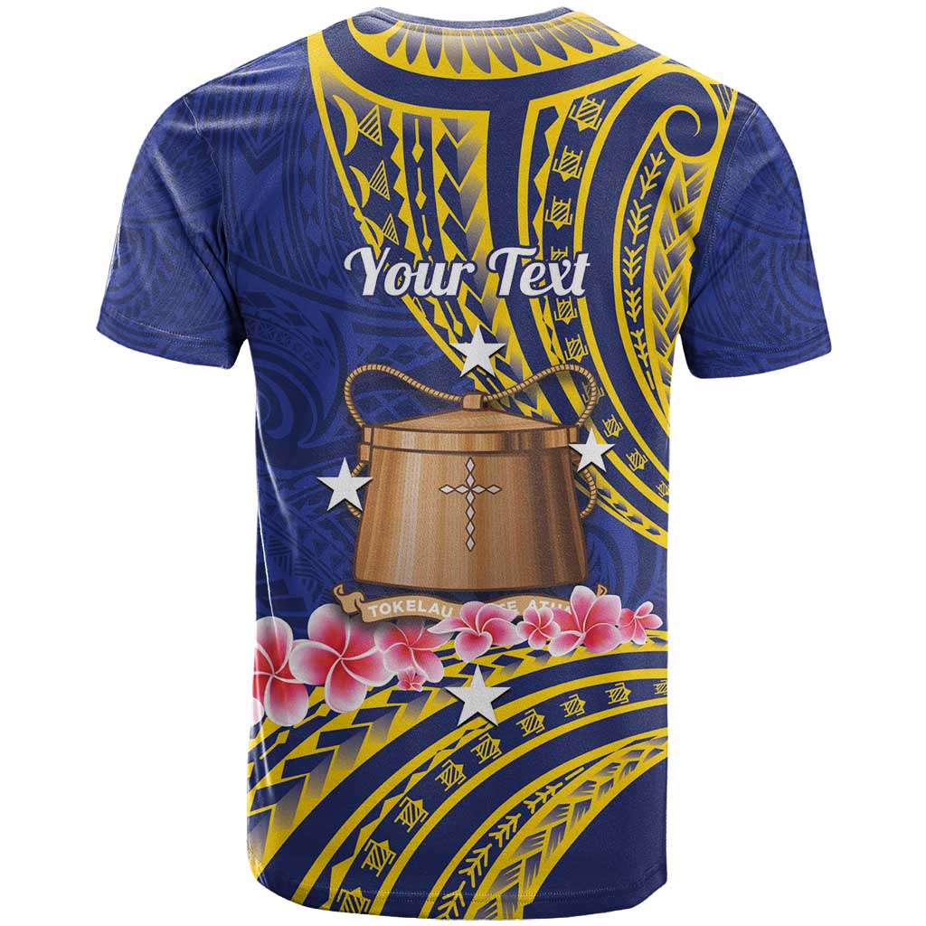 Personalised Tokelau Tokehega Day T Shirt Tokelauan Tatau Flag Color - Polynesian Pride