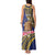 Personalised Tokelau Tokehega Day Tank Maxi Dress Tokelauan Tatau Flag Color - Polynesian Pride