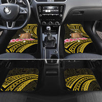 Personalised Tokelau Tokehega Day Car Mats Tokelauan Tatau Black Color - Polynesian Pride
