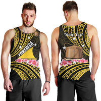 Personalised Tokelau Tokehega Day Men Tank Top Tokelauan Tatau Black Color - Polynesian Pride