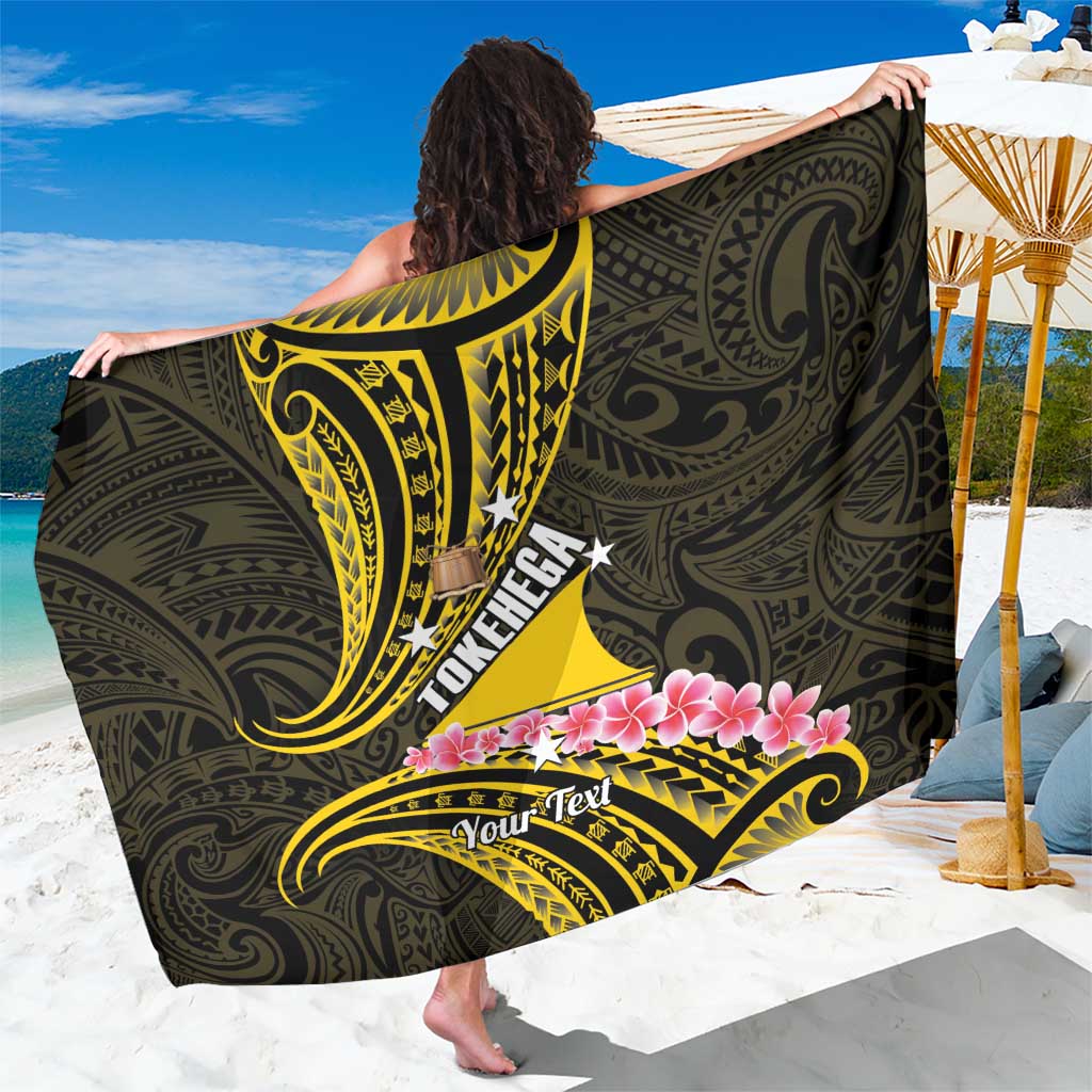 Personalised Tokelau Tokehega Day Sarong Tokelauan Tatau Black Color - Polynesian Pride