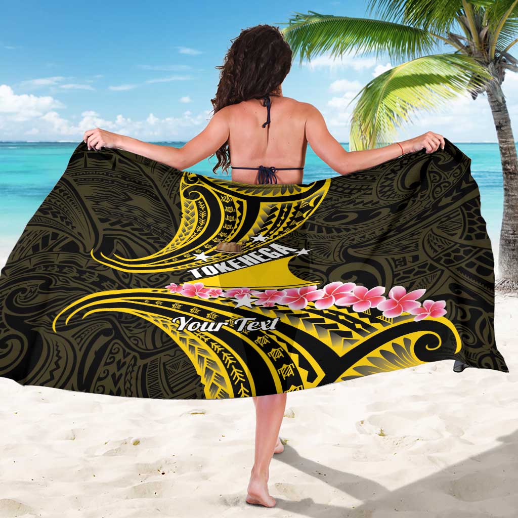 Personalised Tokelau Tokehega Day Sarong Tokelauan Tatau Black Color - Polynesian Pride