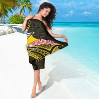 Personalised Tokelau Tokehega Day Sarong Tokelauan Tatau Black Color - Polynesian Pride