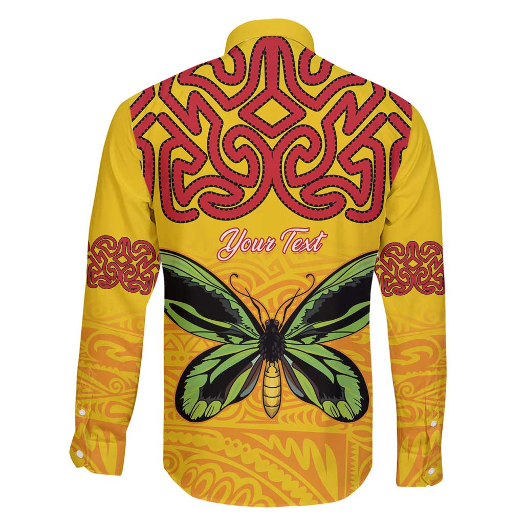 Personalised Tufi Tapa and Tattoo Festival Family Matching Puletasi and Hawaiian Shirt PNG Oro Butterfly Tapa Pattern - Polynesian Pride