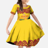 Personalised Tufi Tapa and Tattoo Festival Family Matching Tank Maxi Dress and Hawaiian Shirt PNG Oro Butterfly Tapa Pattern - Polynesian Pride