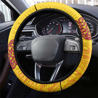 Tufi Tapa and Tattoo Festival Steering Wheel Cover PNG Oro Butterfly Tapa Pattern LT14 - Polynesian Pride
