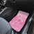 Personalised Polynesia Breast Cancer Awareness Car Mats No One Fights Alone Turtle Ribbon - Pink Version