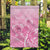 Personalised Polynesia Breast Cancer Awareness Garden Flag No One Fights Alone Turtle Ribbon - Pink Version