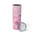 Personalised Polynesia Breast Cancer Awareness Skinny Tumbler No One Fights Alone Turtle Ribbon - Pink Version