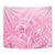 Personalised Polynesia Breast Cancer Awareness Tapestry No One Fights Alone Turtle Ribbon - Pink Version