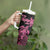 Personalised Polynesia Breast Cancer Awareness Tumbler With Handle No One Fights Alone Turtle Ribbon - Black Version