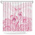 Personalised Polynesia Breast Cancer Awareness Shower Curtain No One Fights Alone Turtle Ribbon - White Version