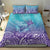 Polynesia Suicide Prevention Month Bedding Set Butterfly Purple And Teal Ribbon Tomorrow Needs You