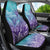 Polynesia Suicide Prevention Month Car Seat Cover Butterfly Purple And Teal Ribbon Tomorrow Needs You