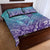 Polynesia Suicide Prevention Month Quilt Bed Set Butterfly Purple And Teal Ribbon Tomorrow Needs You