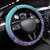 Polynesia Suicide Prevention Month Steering Wheel Cover Butterfly Purple And Teal Ribbon Tomorrow Needs You