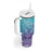 Polynesia Suicide Prevention Month Tumbler With Handle Butterfly Purple And Teal Ribbon Tomorrow Needs You