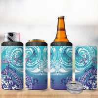 Personalised New Zealand Suicide Prevention Month 4 in 1 Can Cooler Tumbler You Matter NZ Fern With Maori Koru Lizard