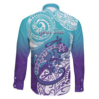 Personalised New Zealand Suicide Prevention Month Family Matching Off Shoulder Short Dress and Hawaiian Shirt You Matter NZ Fern With Maori Koru Lizard