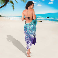 Personalised New Zealand Suicide Prevention Month Sarong You Matter NZ Fern With Maori Koru Lizard