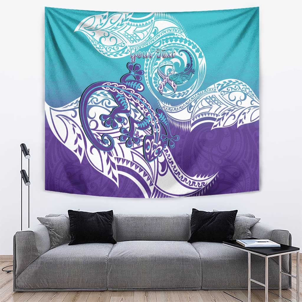 Personalised New Zealand Suicide Prevention Month Tapestry You Matter NZ Fern With Maori Koru Lizard