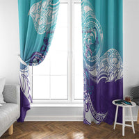 Personalised New Zealand Suicide Prevention Month Window Curtain You Matter NZ Fern With Maori Koru Lizard