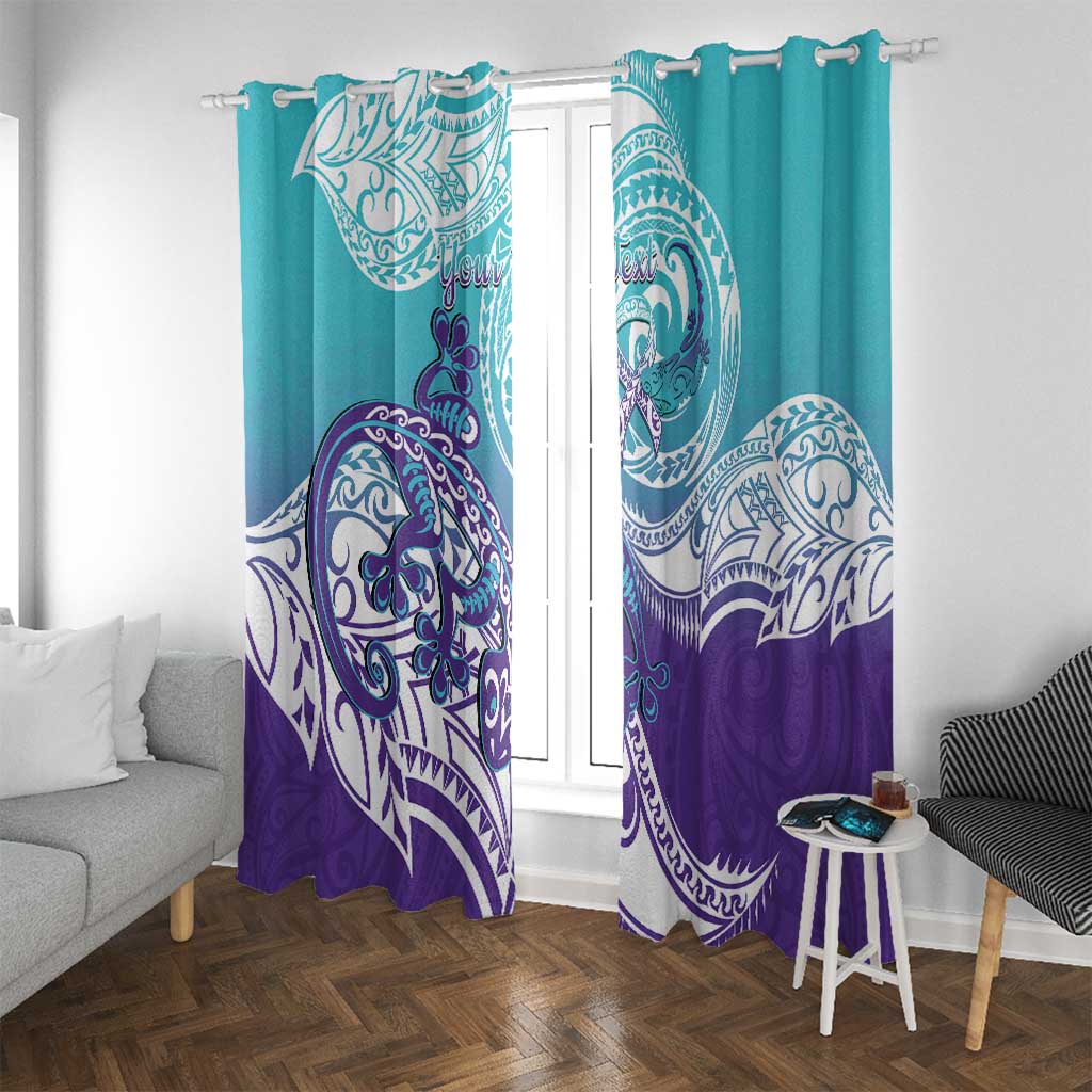 Personalised New Zealand Suicide Prevention Month Window Curtain You Matter NZ Fern With Maori Koru Lizard