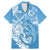 Personalised New Zealand Autism Awareness Family Matching Mermaid Dress and Hawaiian Shirt NZ Fern With Maori Koru Lizard