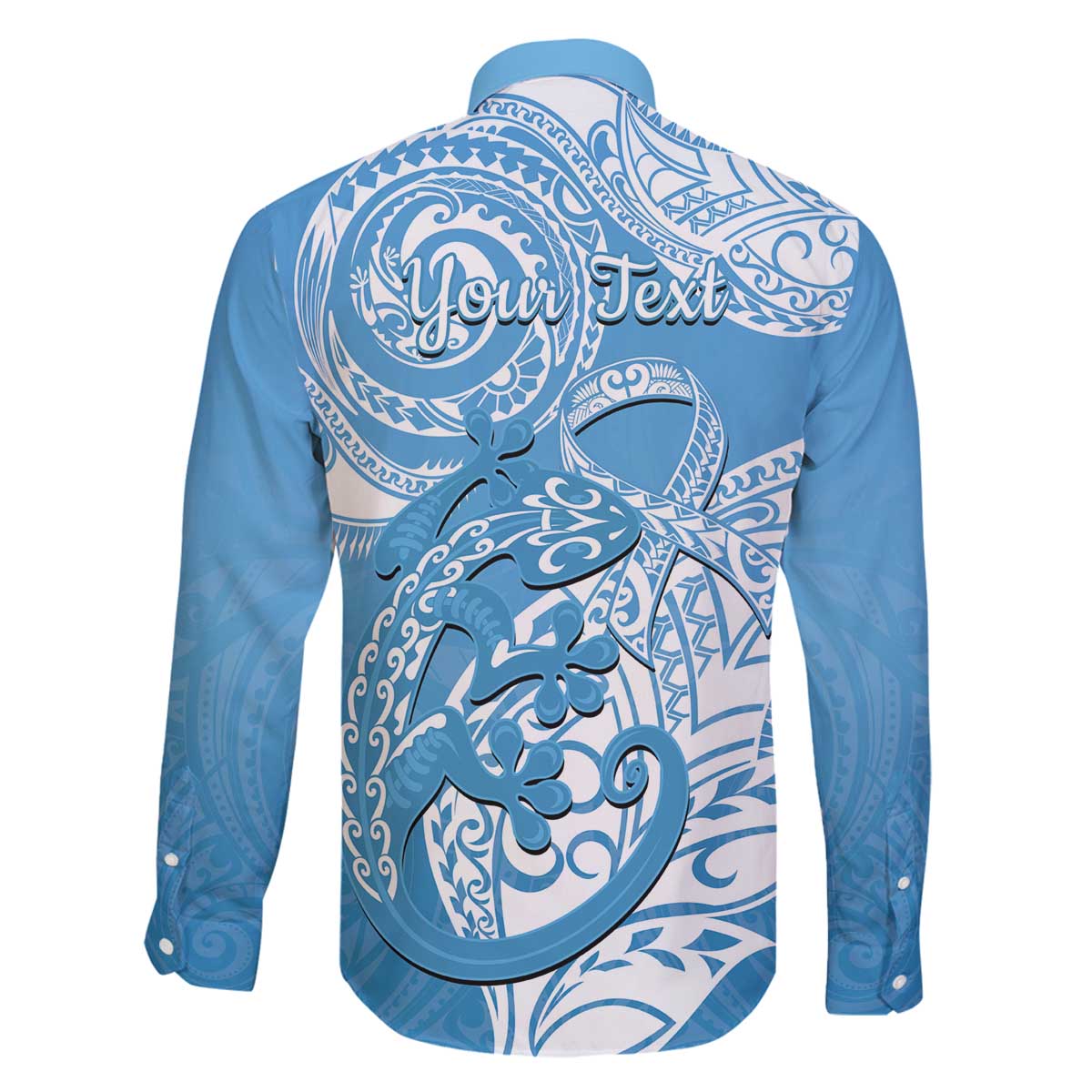 Personalised New Zealand Autism Awareness Family Matching Off Shoulder Short Dress and Hawaiian Shirt NZ Fern With Maori Koru Lizard LT14 - Polynesian Pride