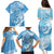 Personalised New Zealand Autism Awareness Family Matching Puletasi and Hawaiian Shirt NZ Fern With Maori Koru Lizard