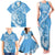 Personalised New Zealand Autism Awareness Family Matching Tank Maxi Dress and Hawaiian Shirt NZ Fern With Maori Koru Lizard