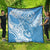 Personalised New Zealand Autism Awareness Quilt NZ Fern With Maori Koru Lizard