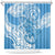 Personalised New Zealand Autism Awareness Shower Curtain NZ Fern With Maori Koru Lizard