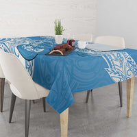 Personalised New Zealand Autism Awareness Tablecloth NZ Fern With Maori Koru Lizard LT14 - Polynesian Pride