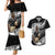 Custom New Zealand Silver Fern Rugby Couples Matching Mermaid Dress and Hawaiian Shirt 2024 Aotearoa Maori Mascot Go All Black