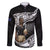 Custom New Zealand Silver Fern Rugby Family Matching Off The Shoulder Long Sleeve Dress and Hawaiian Shirt 2024 Aotearoa Maori Mascot Go All Black