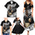 Custom New Zealand Silver Fern Rugby Family Matching Summer Maxi Dress and Hawaiian Shirt 2024 Aotearoa Maori Mascot Go All Black