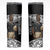 Custom New Zealand Silver Fern Rugby Skinny Tumbler 2024 Aotearoa Maori Mascot Go All Black