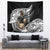 Custom New Zealand Silver Fern Rugby Tapestry 2024 Aotearoa Maori Mascot Go All Black