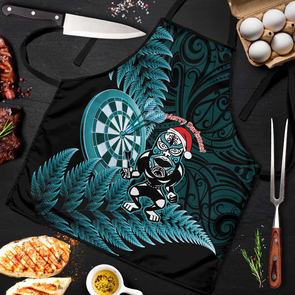 New Zealand Darts Christmas Apron Maori Fern Merry Dartsmas - Polynesian Pride