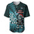 Personalised New Zealand Darts Christmas Baseball Jersey Maori Fern Merry Dartsmas - Polynesian Pride