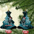 Personalised New Zealand Darts Christmas Ceramic Ornament Maori Fern Merry Dartsmas - Polynesian Pride
