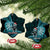 Personalised New Zealand Darts Christmas Ceramic Ornament Maori Fern Merry Dartsmas - Polynesian Pride