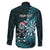 Personalised New Zealand Darts Christmas Family Matching Puletasi and Hawaiian Shirt Maori Fern Merry Dartsmas - Polynesian Pride
