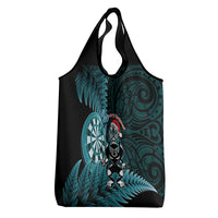 New Zealand Darts Christmas Grocery Bag Maori Fern Merry Dartsmas - Polynesian Pride