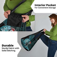 New Zealand Darts Christmas Grocery Bag Maori Fern Merry Dartsmas - Polynesian Pride