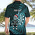 Personalised New Zealand Darts Christmas Hawaiian Shirt Maori Fern Merry Dartsmas - Polynesian Pride
