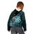 Personalised New Zealand Darts Christmas Kid Hoodie Maori Fern Merry Dartsmas - Polynesian Pride