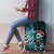 New Zealand Darts Christmas Luggage Cover Maori Fern Merry Dartsmas - Polynesian Pride
